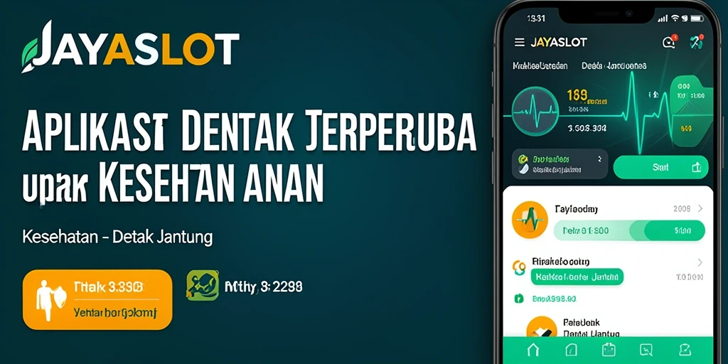 Screenshot antarmuka utama aplikasi Detak Jantung JAYASLOT