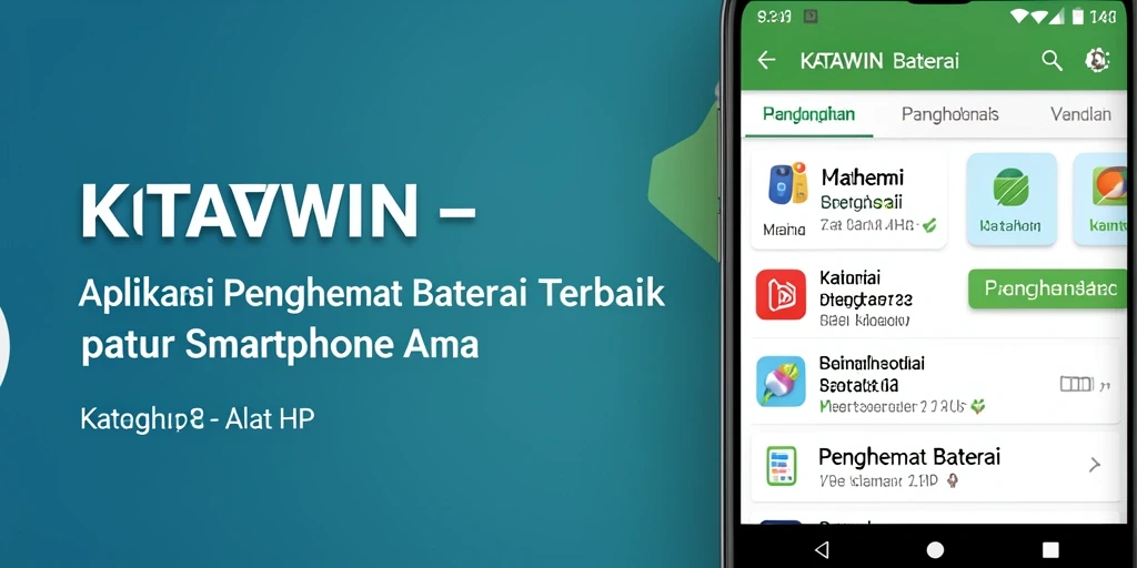 Antarmuka KATAWIN yang sederhana dan efektif untuk pengelolaan baterai.