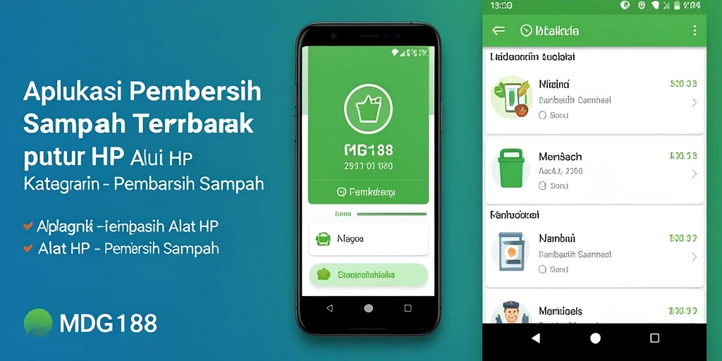 Antarmuka MDG188 yang efektif untuk membersihkan sampah.
