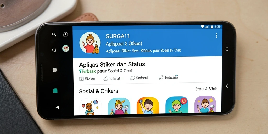 Tampilan antarmuka SURGA11 yang menarik dan ramah pengguna.